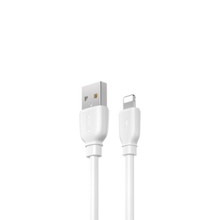 Кабель Remax Suji Pro USB 2.0 to Lightning 2.4A 1M Белый (RC-138i-w) 20455 фото