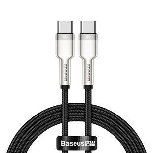 Кабель Baseus Cafule Type-C to Type-C PD 100W 1M Черный (CATJK-C01) 16485 фото