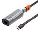 USB Hub Baseus Steel Cannon USB + Type-C to Gigabit LAN Серый (CAHUB-AF0G) 16511 фото 1