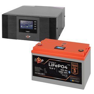 КРП LogicPower B1500 + литиевая (LiFePO4) батарея 1280 Ватт (3406+37476 100 Ah) 40145 фото