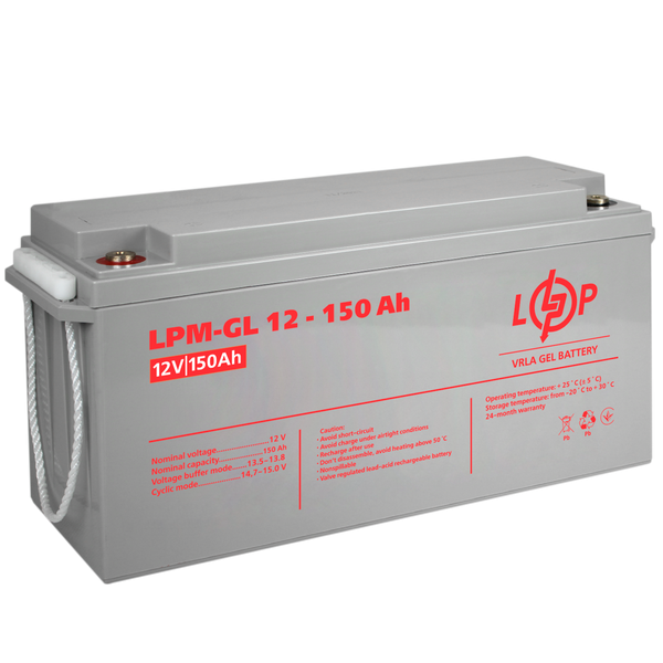 Аккумулятор гелевый LogicPower LPM-GL 12 - 150 AH 4155 фото