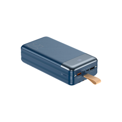 Зовнішній акумулятор Remax Hunergy QC 22.5W + PD 18W 50000mAh LED Синий (RPP-200) 20432 фото