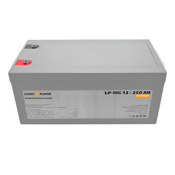 Аккумулятор мультигелевый LP-MG 12V - 250 Ah Silver 3969 фото