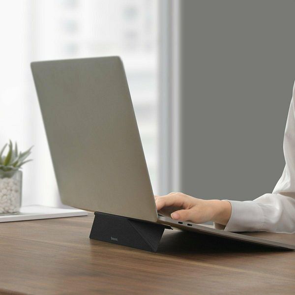 Підставка для ноутбука Baseus Ultra Thin Laptop Stand Сірий (SUZB-0G) 16527 фото