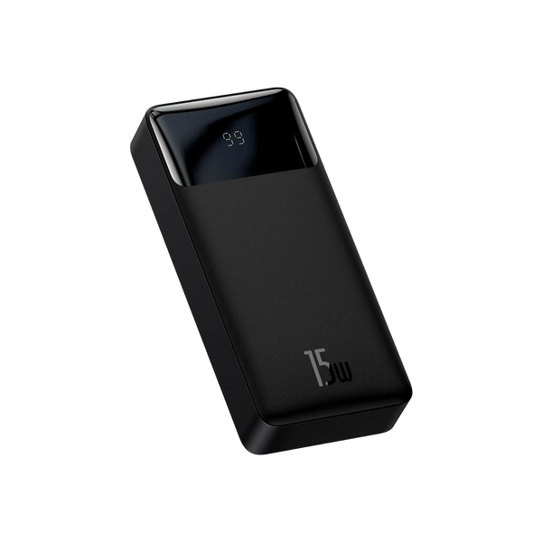 Зовнішній акумулятор Baseus Bipow Digital Display 20000 mAh 15 W Чорний (PPBD050101) 20395 фото