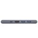 USB Hub Baseus Thunderbolt C Pro Seven-in-one Dual Type-C to USB3.0*2 + HDMI + RJ45 Ethernet + Type-C PD + microSD + SD card Cерый (CAHUB-L0G) 16514 фото 4