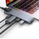 USB Hub Baseus Thunderbolt C Pro Seven-in-one Dual Type-C to USB3.0*2 + HDMI + RJ45 Ethernet + Type-C PD + microSD + SD card Cерый (CAHUB-L0G) 16514 фото 2