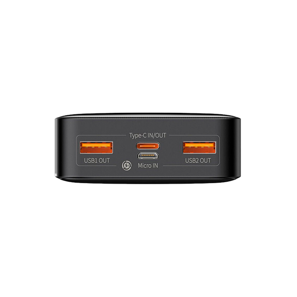 Зовнішній акумулятор Baseus Bipow Digital Display 20000mAh 20W Черный (PPBD050501) 20397 фото