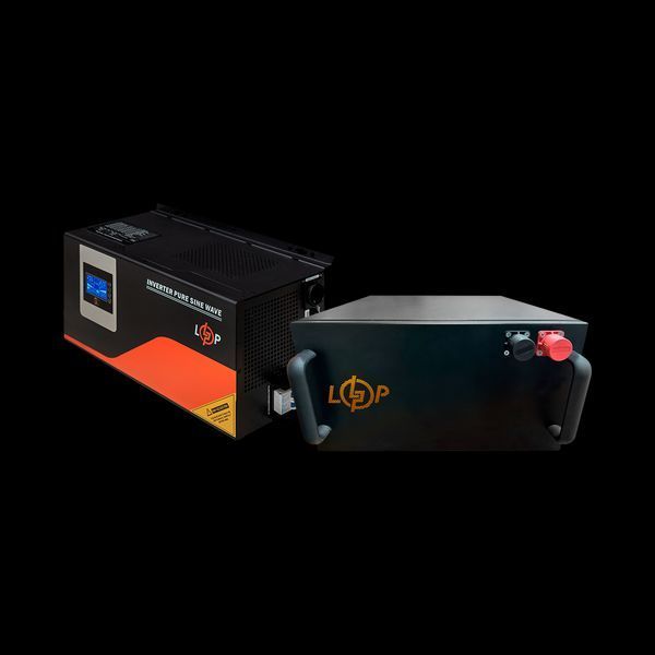 Комплект резервного питания LP(LogicPower) ИБП + литиевая (LiFePO4) батарея (UPS W12000 + АКБ LiFePO 37469 фото