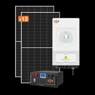 Солнечная электростанция (СЭС) Премиум Deye 6kW АКБ 6kWh LiFePO4 100 Ah 31251 фото