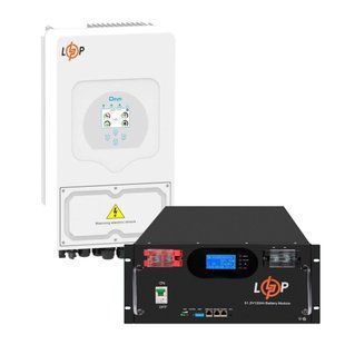 Комплект резервного питания LogicPower 6000W + литиевая (LiFePO4) батарея 6000Wh 40205 фото
