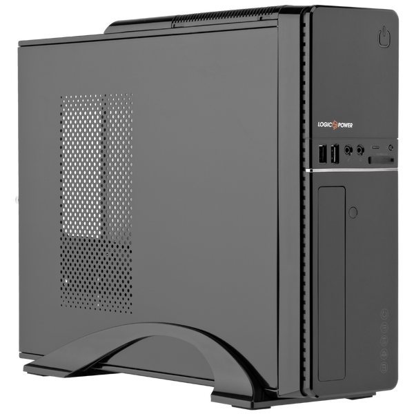 Корпус Slim LP S607 BK USB 3.0 c кабелем на 2.0 и 3.0 + Блок питания Micro ATX 400W 8см 4637 фото