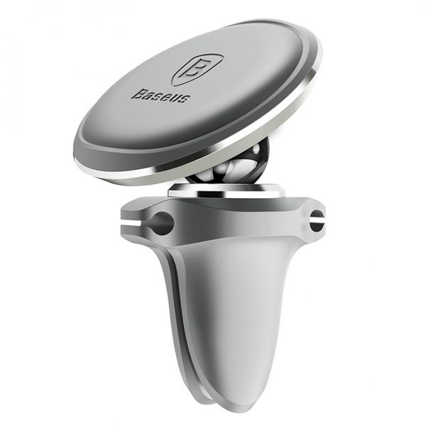 Автодержатель Baseus Magnetic Air Vent Car Mount Holder Silver (SUGX-A0S) 18648 фото