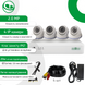 УЦ Комплект видеонаблюдения GreenVision GV-IP-K-S30/04 1080P 16844 фото 3