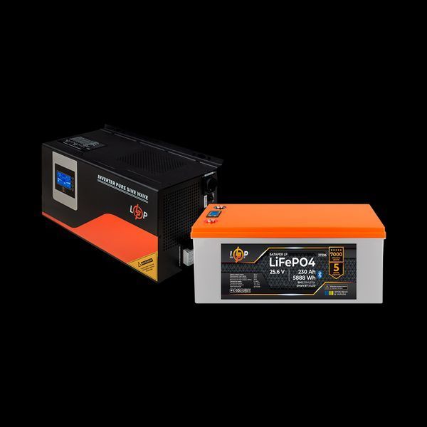 Комплект резервного питания LP(LogicPower) ИБП + литиевая (LiFePO4) батарея (UPS W3000 + АКБ LiFePO4 37464 фото