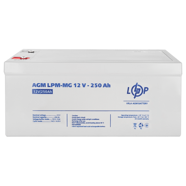 Аккумулятор мультигелевый AGM LogicPower LPM-MG 12 - 250 AH 4198 фото