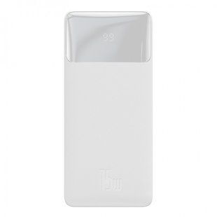 Зовнішній Aкумулятор Baseus Bipow Digital 15 W 20000 mAh Білий (PPDML-J02) 17006 фото