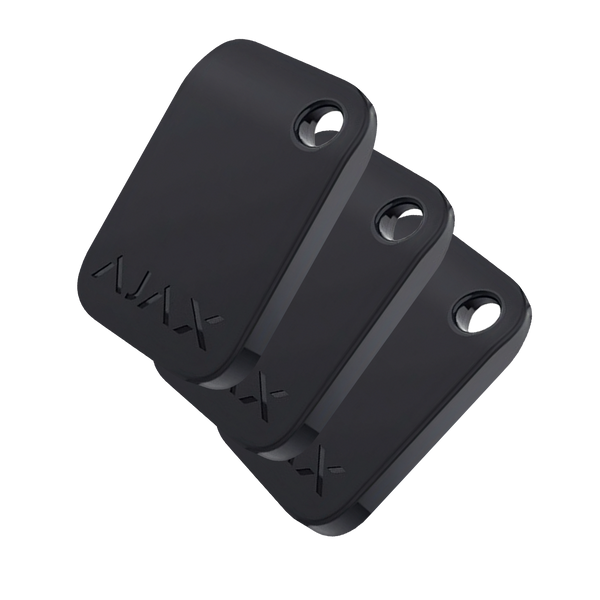 Защищенный бесконтактный брелок для клавиатуры AJAX Tag - 100 шт. (black) 14891 фото