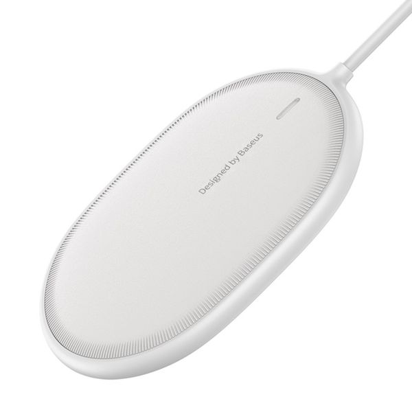 Бездротовий зарядний пристрій Baseus Light Magnetic 15 W для iPhone 12 Білий (WXQJ-02) 16691 фото