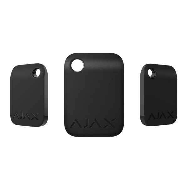 Защищенный бесконтактный брелок для клавиатуры AJAX Tag - 100 шт. (black) 14891 фото