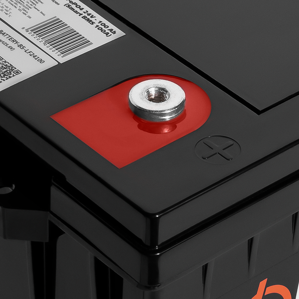 Аккумулятор LP LiFePO4 25,6V - 120 Ah (3072Wh) (Smart BMS 100А) с BT пластик для ИБП 22424 фото