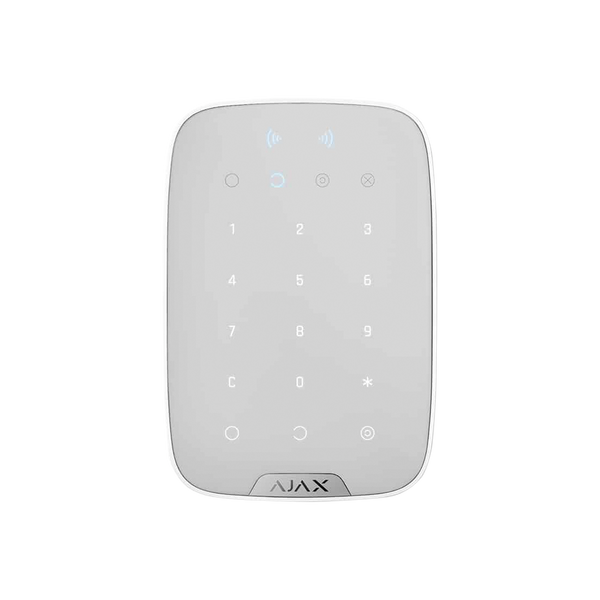 Беспроводная сенсорная клавиатура AJAX KeyPad Plus (white) 14876 фото