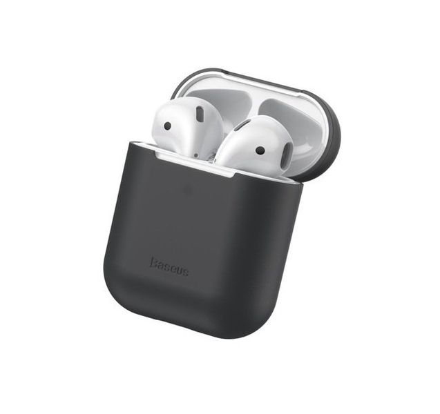 Чехол Baseus для наушников AirPods Черный (WIAPPOD-BZ01) 16538 фото