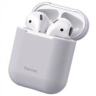 Чехол Baseus для наушников AirPods Серый (WIAPPOD-BZ0G) 16539 фото