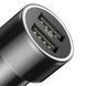 Автомобільний зарядний пристрій Baseus Small Screw 3.4 A Dual-USB Lightning Чорний (TZXLD-A01) 16701 фото 2