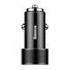 Автомобільний зарядний пристрій Baseus Small Screw 3.4 A Dual-USB Lightning Чорний (TZXLD-A01) 16701 фото 3