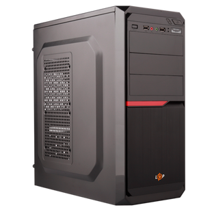 Корпус LP 2010 БЕЗ БЖ black case chassis cover з 2xUSB2.0 9318 фото