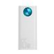 Зовнішній акумулятор Baseus Amblight Digital Display Quick Charge 65W 30000mAh Білий (PPLG-A02) 18658 фото 1
