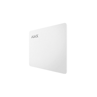 Захищена безконтактна картка для клавіатури AJAX Pass - 3 шт. (white) 14880 фото