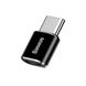 Перехідник Baseus Female microUSB to Type-C Чорний (CAMOTG-01) 16608 фото 1