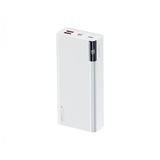 Зовнішній акумулятор Remax Riji 22.5W QC+PD 30000 mAh Білий (RPP-257) 18712 фото