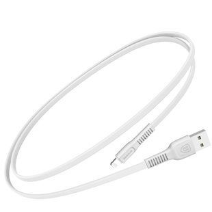 Кабель Baseus Tough USB 2.0 to Lightning 2A 1M Белый (CALZY-B02) 16618 фото