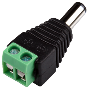 Конектор живлення GV-DC 5.5/2.1 male (1 пачка = 100шт) 12535 фото