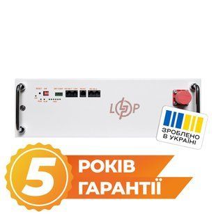 Акумулятор LP LiFePO4 25,6V - 200 Ah (5120Wh) (BMS JK 150A/100А) RM RS485/CAN WH 38179 фото