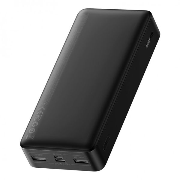 Зовнішній акумулятор Baseus Bipow Digital 15 W 20000 mAh Чорний (PPDML-J01) 17007 фото