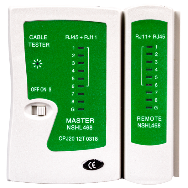 Тестер кабельний для RJ45 і RJ12 LP-468N 5714 фото