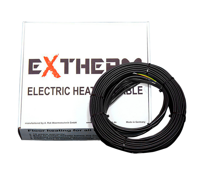 Нагрівальний кабель двожильний Extherm ETT ECO 30-1080 16121 фото