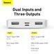 Зовнішній акумулятор Baseus Bipow Digital 15W 10000mAh Білий (PPDML-I02) 17005 фото 3