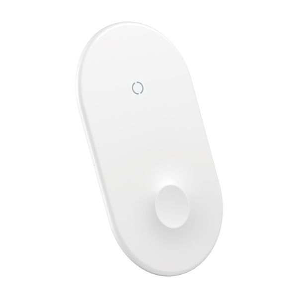 Бездротовий зарядний пристрій Baseus Smart 10 W 2 in 1 Білий (WX2IN1-02) 16542 фото