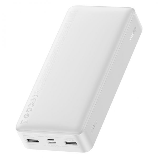 Зовнішній Акумулятор Baseus Bipow Digital 15W 20000mAh Білий (PPDML-J02) 17006 фото