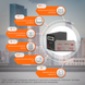 Комплект резервного живлення для котла LP (LogicPower) ДБЖ + гелева батарея (UPS B500VA + АКБ GL 900W) 5868 фото 2
