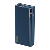 Зовнішній акумулятор Remax Riji 22.5W QC+PD 30000 mAh Синій (RPP-257) 18713 фото