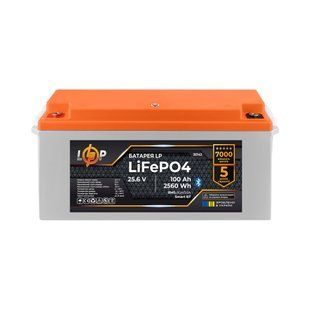 Акумулятор LP LiFePO4 25,6V - 100 Ah (2560Wh) (BMS 80А/50) пластик Smart BT 30143 фото