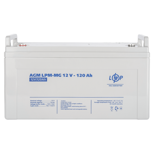 Аккумулятор мультигелевый AGM LogicPower LPM-MG 12 - 120 AH 3876 фото