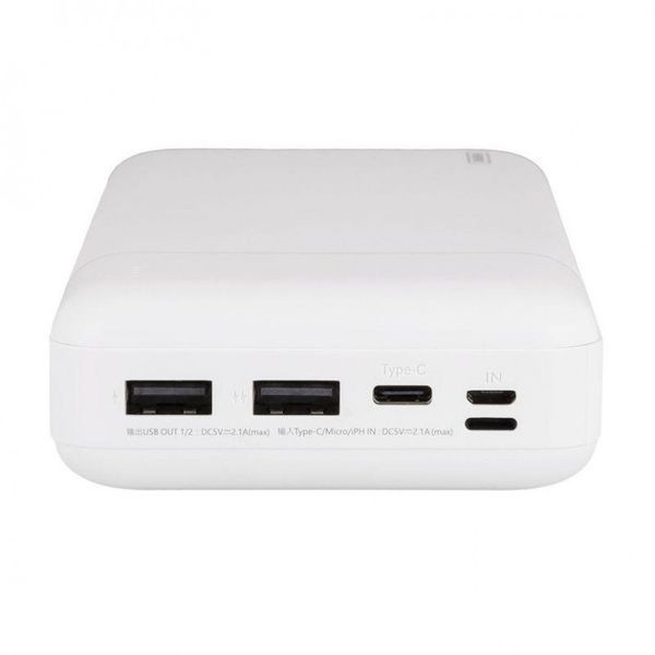 Зовнішній акумулятор Remax Lango 30000mAh Білий (RPP-167) 18707 фото