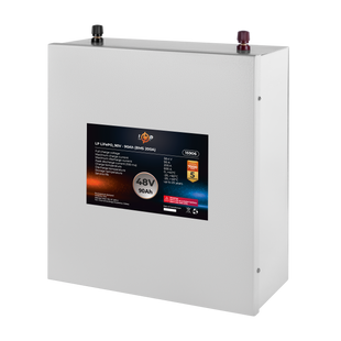 Акумулятор LP LiFePO4 48V (51,2V) - 90 Ah (4608Wh) (BMS 200A) металл 15906 фото